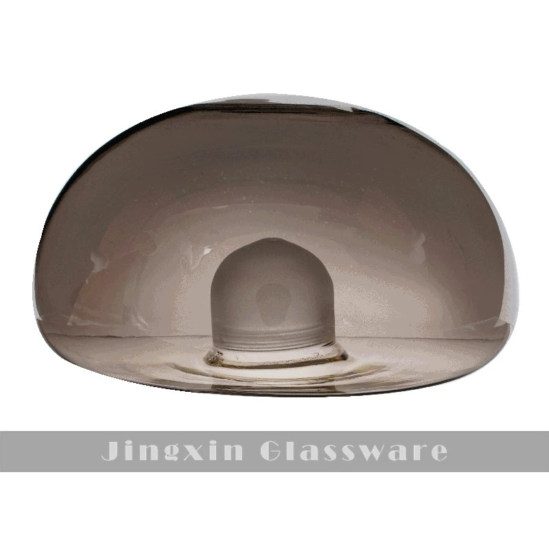 Grey Glass Lamp Shade1 Grey Glass Lamp Shade1