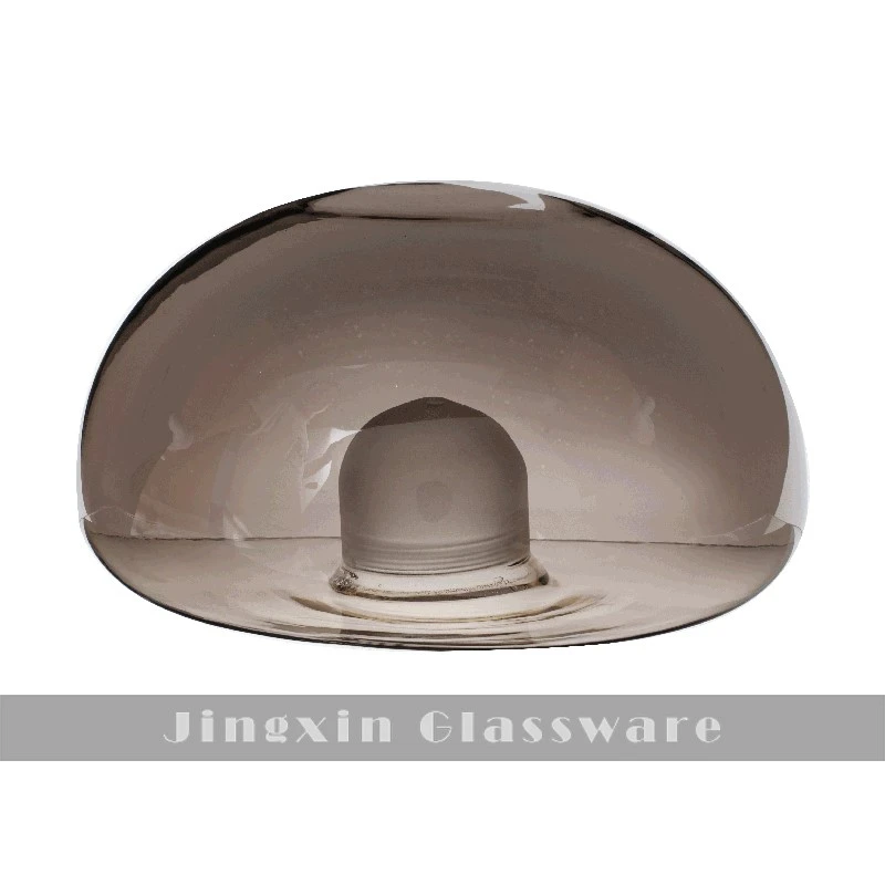 Grey Glass Lamp Shade2 Grey Glass Lamp Shade2