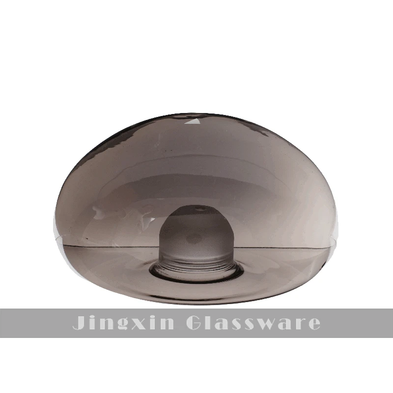 Grey Glass Lamp Shade3 Grey Glass Lamp Shade3